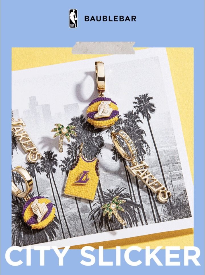 ★Baublebar LA LAKERS ピアス セット 送料込/関返★ ★Baublebar LA LAKERS ピアス セット 送料込/関返★