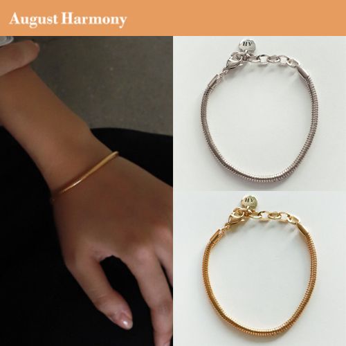 ☆人氣☆August Harmony☆Bold Snake chain Bracelet_2色