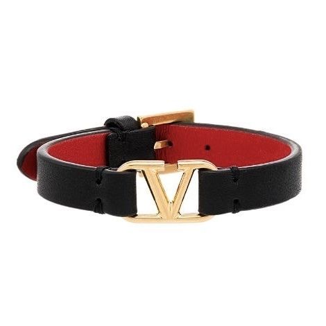 関税込♦【VALENTINO】Vロゴレザーブレスレット 関税込♦【VALENTINO】Vロゴレザーブレスレット