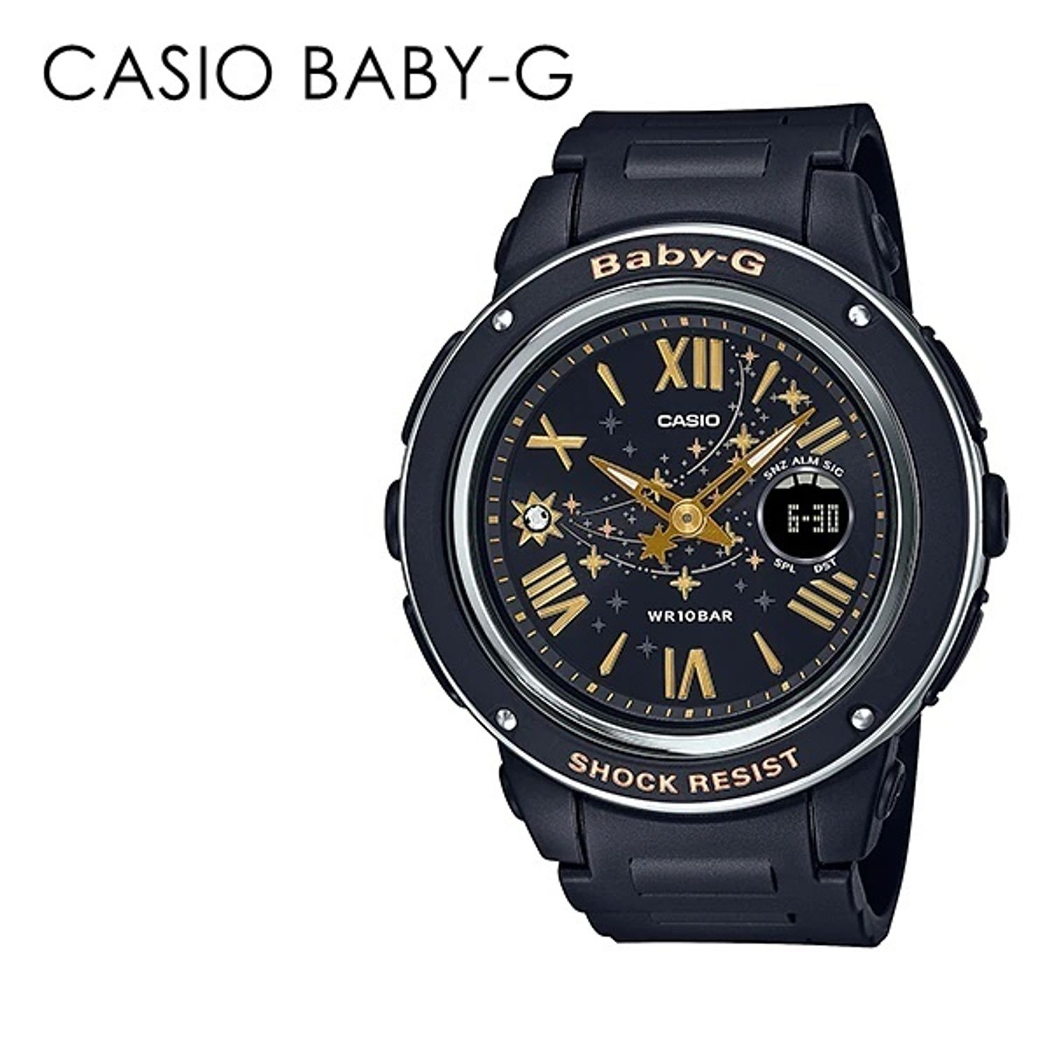 キラキラ かわいい 星 女の子 カシオ Baby G レディース 腕時計 Casio デジタル腕時計 Bga 150st 1a Buyma