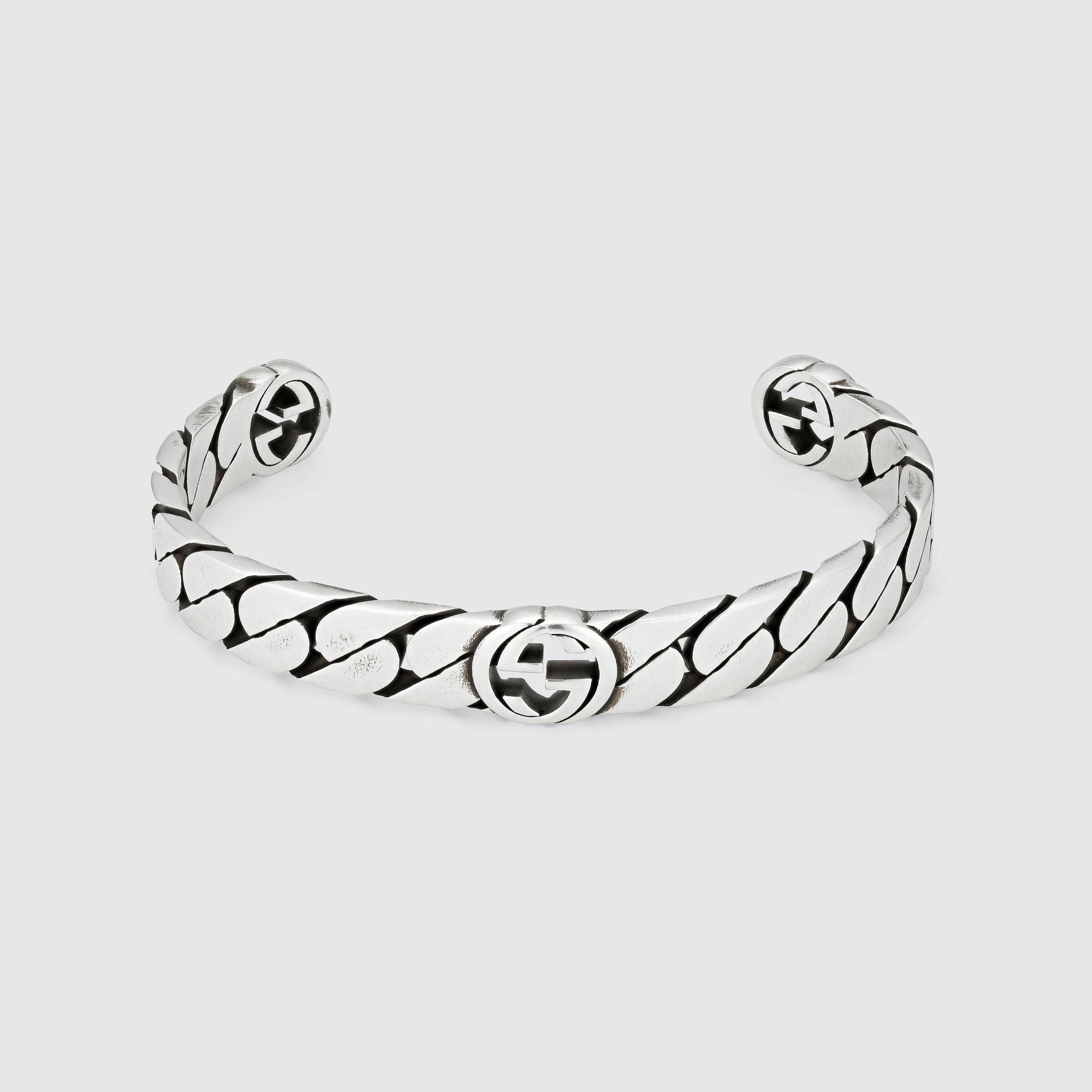 Gucci】インターロッキングG ワイドブレスレット (GUCCI/ブレスレット Gucci】インターロッキングG ワイドブレスレット (GUCCI/ブレスレット
