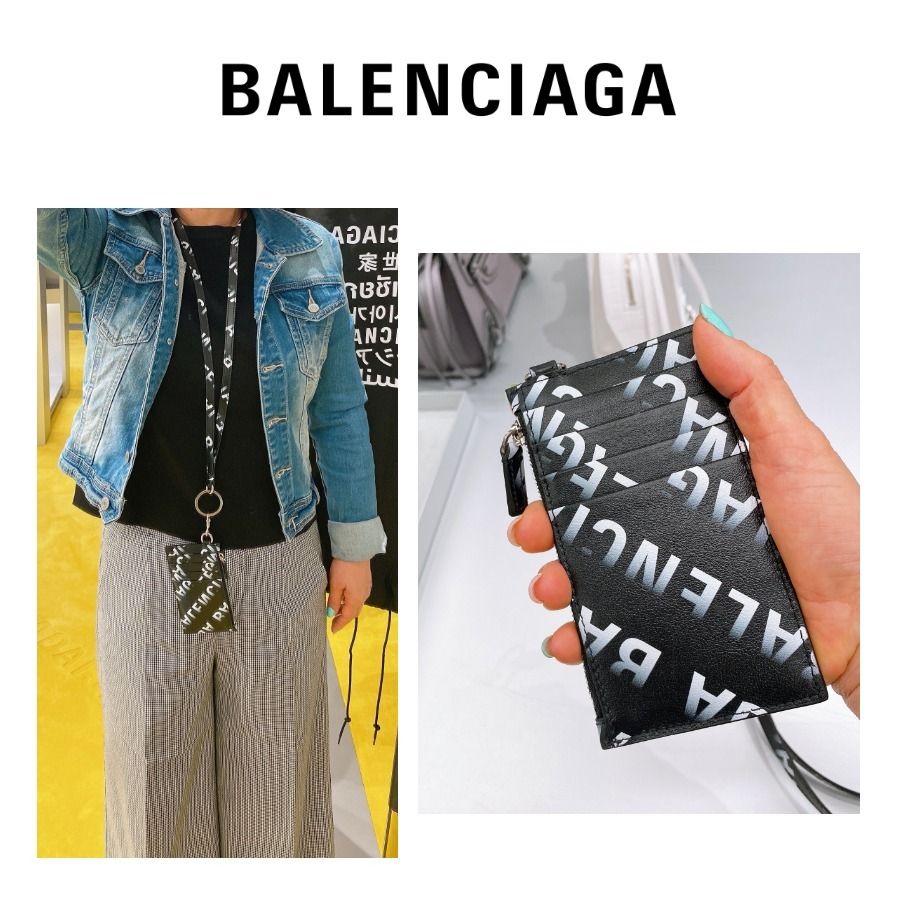 VIPセール関税込☆BALENCIAGA☆カードホルダーネックストラップ VIPセール関税込☆BALENCIAGA☆カードホルダーネックストラップ