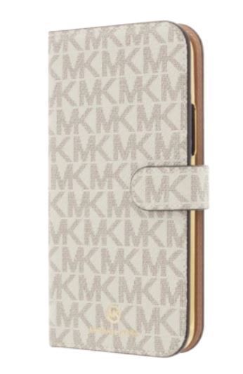 マイケルコース 手帳 ネックストラップ Magsafe iPhone12ケース