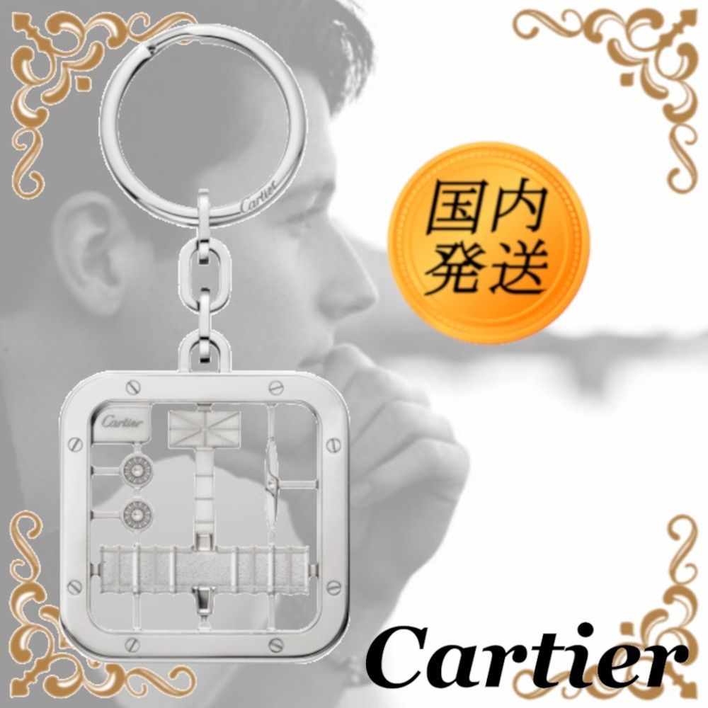 今年も話題の 国内発送☆Cartier】サントス ドゥ キーリング カルティエ 小物