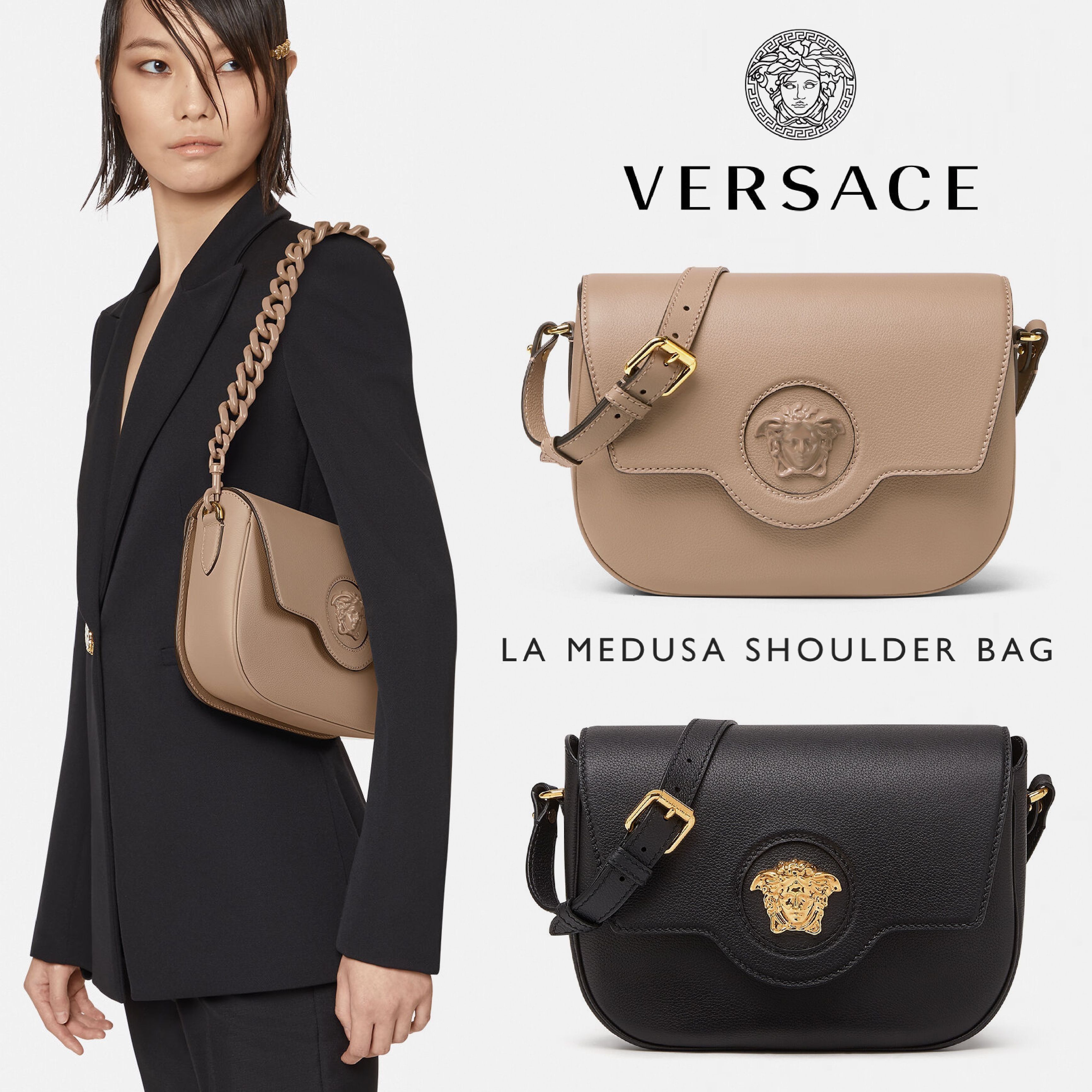 ヴェルサーチェ ラ メドゥーサ ショルダー バッグ (VERSACE/ショルダー ヴェルサーチェ ラ メドゥーサ ショルダー バッグ (VERSACE/ショルダー