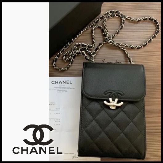 即対応 入手困難 携帯 ポーチ 【CHANEL】 (CHANEL/長財布) 69680894 ...