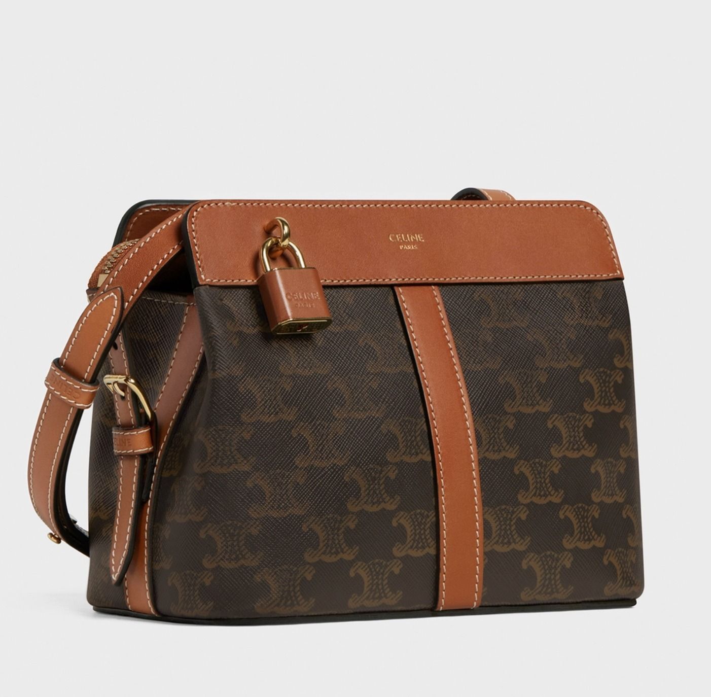 CELINE トリオンフ キャンバス ティーン カバ・ドゥ・フランス (CELINE ...