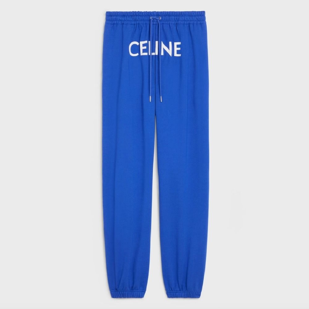 人気☆CELINE セリーヌ ルーズジョガーパンツ コットン ロゴ (CELINE ...