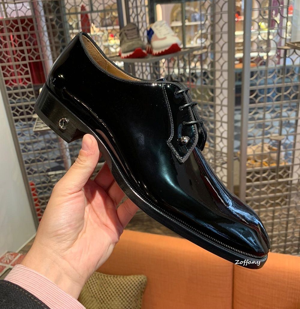 2021AW【ルブタン】Chambeliss ダービー エナメル CLモノグラム 2021AW【ルブタン】Chambeliss ダービー エナメル CLモノグラム