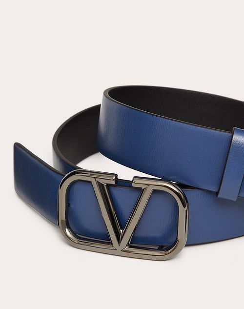 VALENTINO 新作 Vロゴ シグネチャー カーフスキン ベルト (VALENTINO ...