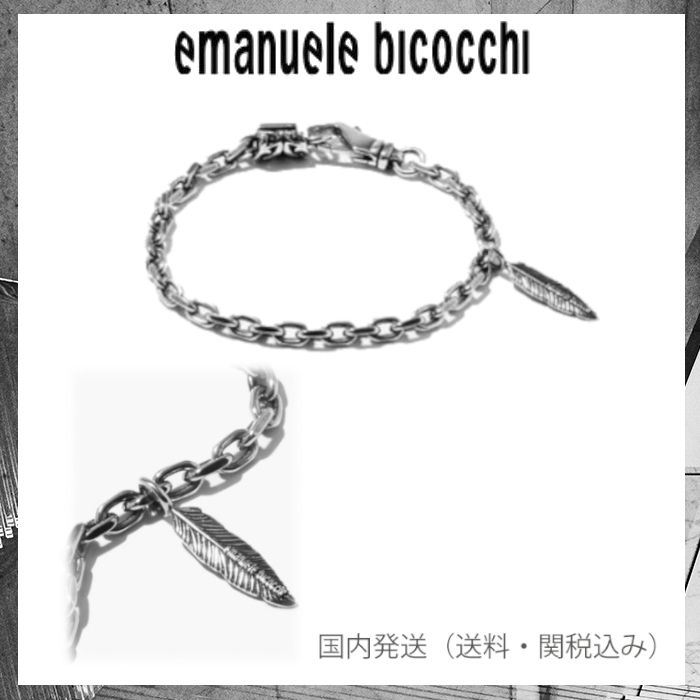 大人気!エマヌエーレ・ビコッキ フェザーシルバーブレスレット 大人気!エマヌエーレ・ビコッキ フェザーシルバーブレスレット