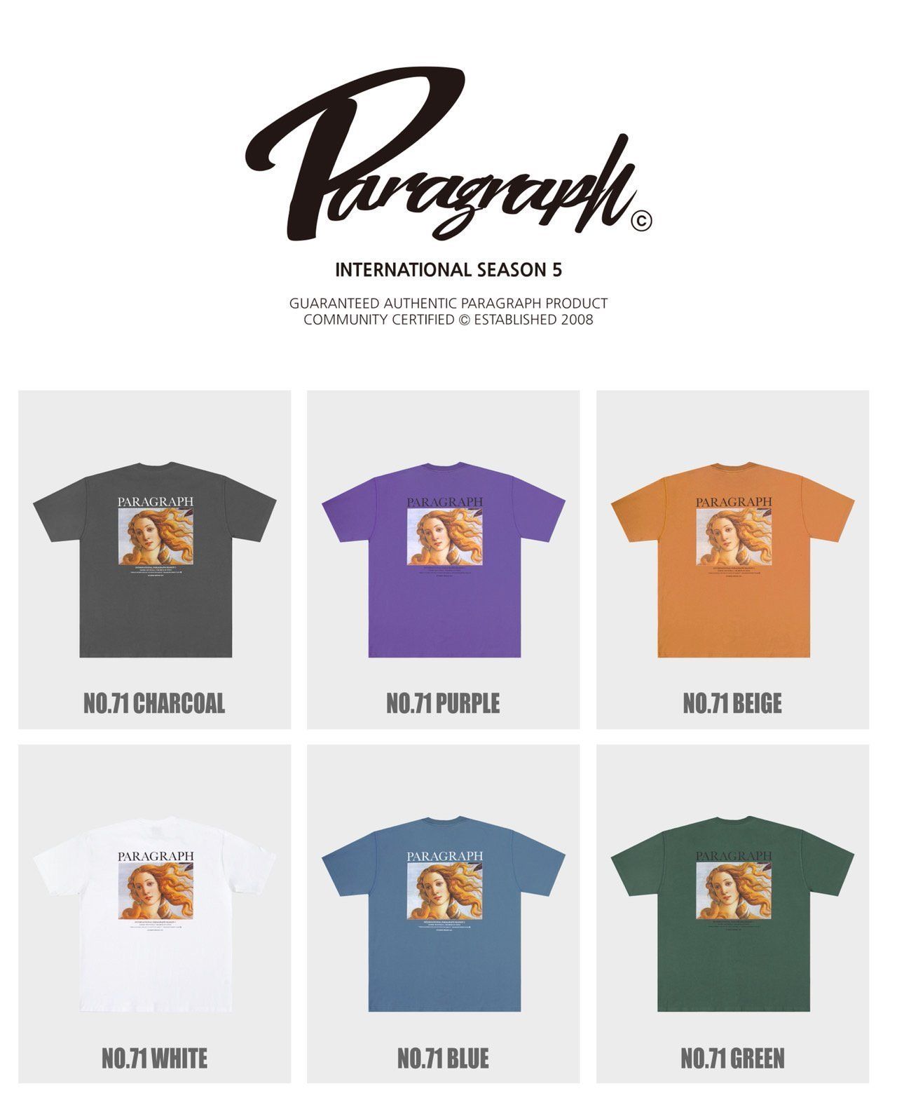 Tシャツ・カットソー PARAGRAPH VENUS T-SHIRT NE3672 PARAGRAPH VENUS T-SHIRT NE3672 (Paragraph/Tシャツ