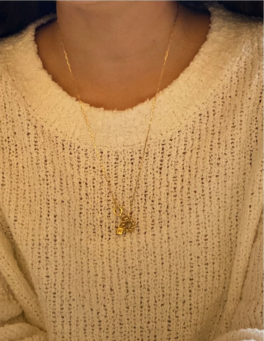 MARTA】ROPE NECKLACE (Gold/S) ☆BTSジミン着用☆ ネックレス MARTA】ROPE NECKLACE (Gold/S) ☆BTSジミン着用☆ ネックレス
