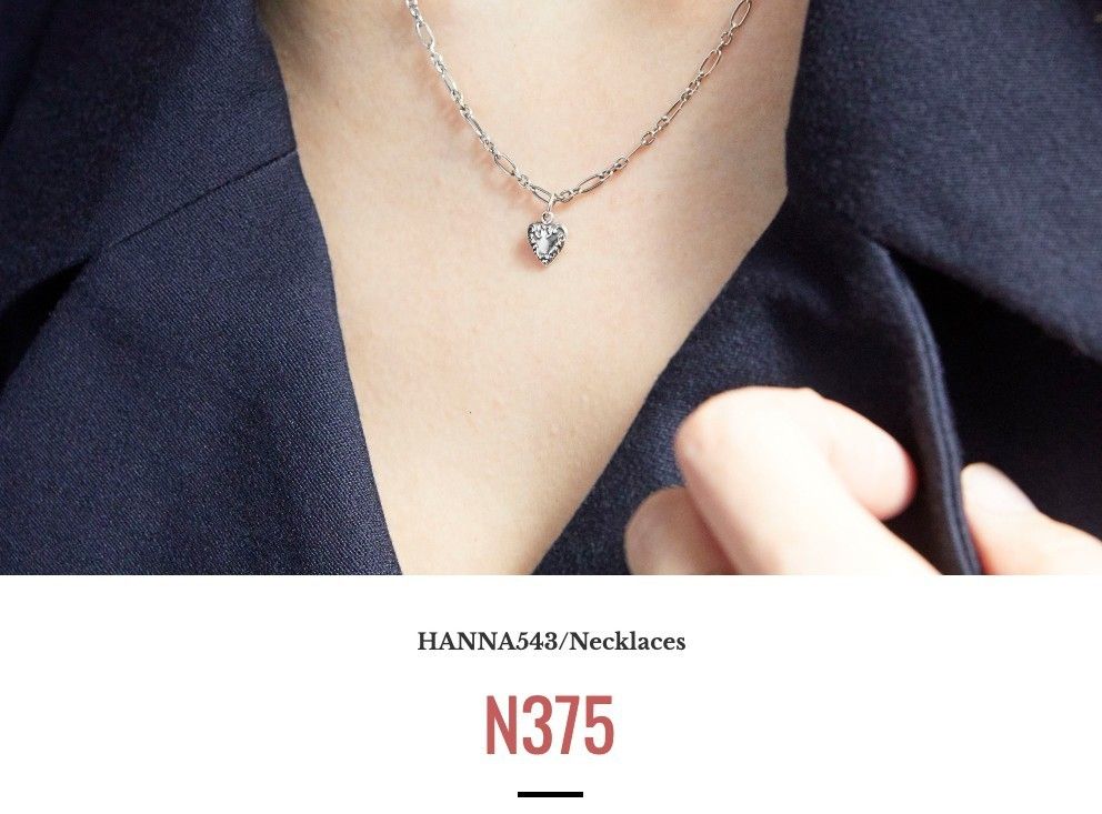 HANNA543】N375 ネックレス necklace ☆ BTS JIN 着用