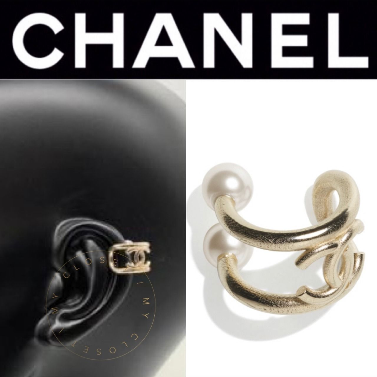 最新作売れ筋が満載 イヤーカフ CHANEL - イヤリング - alrc.asia