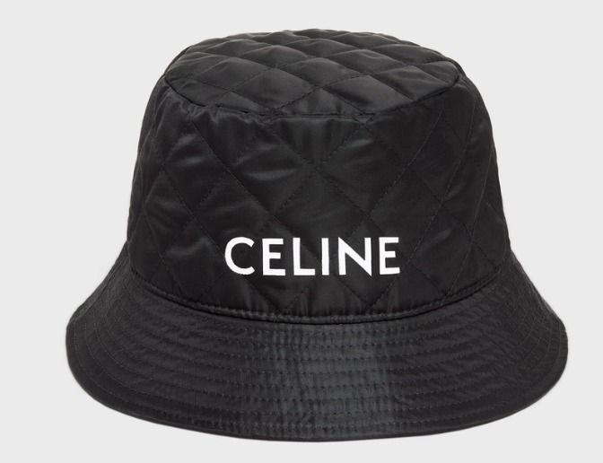 21SS【セリーヌ】CELINE キルティングバケットハット ナイロン (CELINE ...