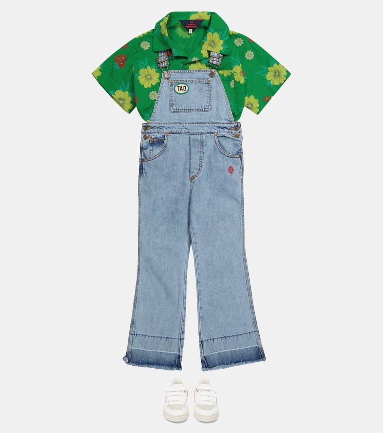 Sale The Animals Observatory デニムオーバーオール The Animals Observatory キッズワンピース オールインワン Buyma