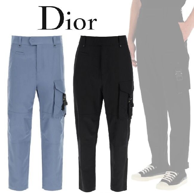 VIP価格!【DIOR】「CD」バックル付き カーゴパンツ ☆お早めに (Dior ネット限定販売 ディオール alyx バックルカーゴパンツ 44 ワークパンツ/カーゴパンツ