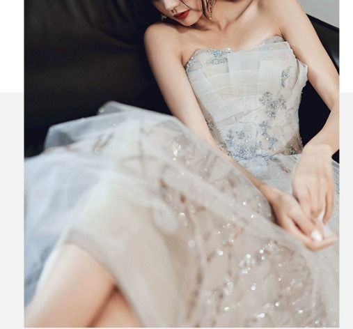 ウェディングドレス ロング チュール パーティー SALE 韓国 ウェディングドレス チュール ロング 結婚式 パーティー