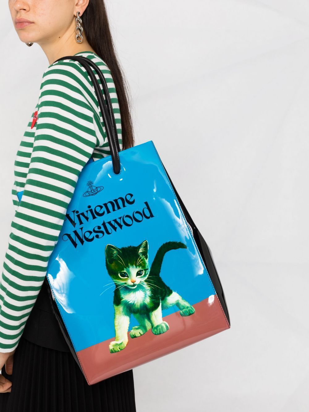 ☆大人気☆Vivienne Westwood 子猫 KITTEN SLOANE トートバッグ ☆大人気☆Vivienne Westwood 子猫 KITTEN SLOANE トートバッグ