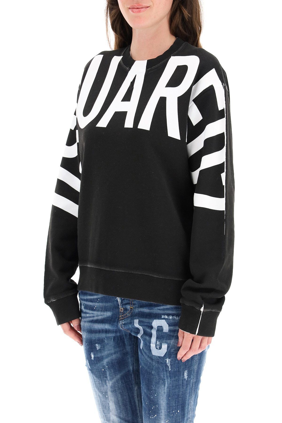 Dsquared2 maxi logo sweatshirt (D SQUARED2/スウェット・トレーナー Dsquared2 maxi logo sweatshirt (D SQUARED2/スウェット・トレーナー