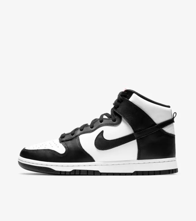 Nike DUNK HIGH BLACK AND WHITE ダンクハイ ブラック パンダ (Nike ...