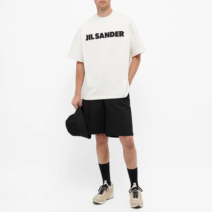 国内即発☆JIL SANDER*ロゴ プリント コットン T シャツ (Jil Sander/T 国内即発☆JIL SANDER*ロゴ プリント コットン T シャツ (Jil Sander/T