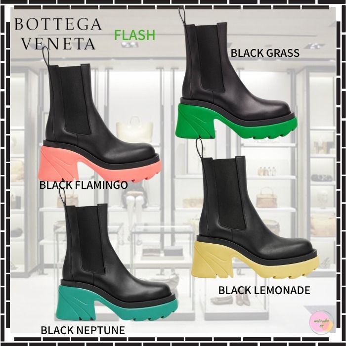 新着♪☆BOTTEGA VENETA☆フラッシュブーツ レザー カラーソール 新着♪☆BOTTEGA VENETA☆フラッシュブーツ レザー カラーソール