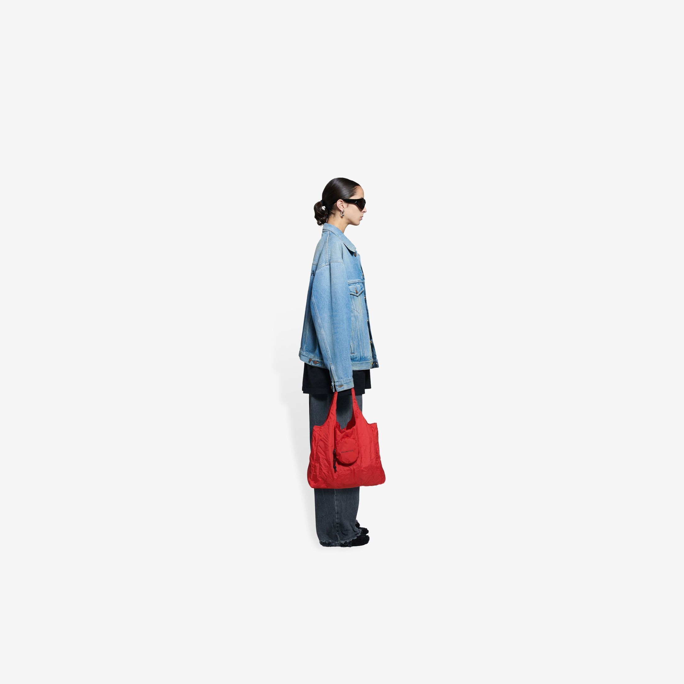関税不要☆ BALENCIAGA Grocery Shopper エクスパンダブルバッグ ...