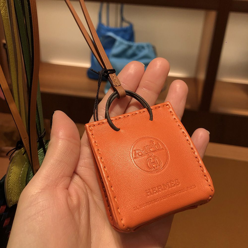 レア商品!HERMES エルメス オレンジバックチャーム H079065CA (HERMES レア商品!HERMES エルメス オレンジバックチャーム H079065CA (HERMES