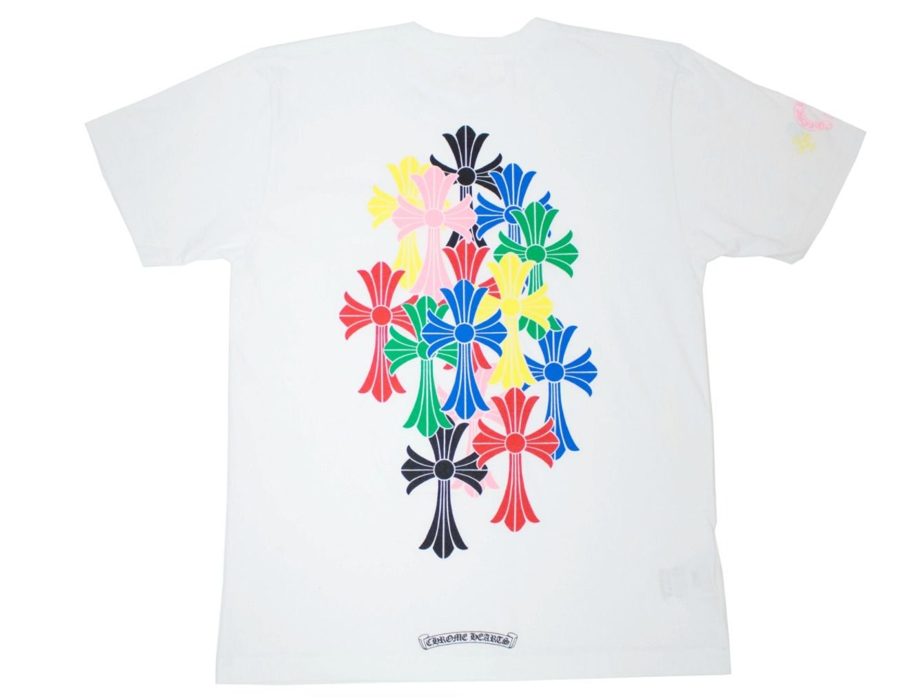 21 SS Chrome Hearts Multi Color Cross Cemetery T-Shirt