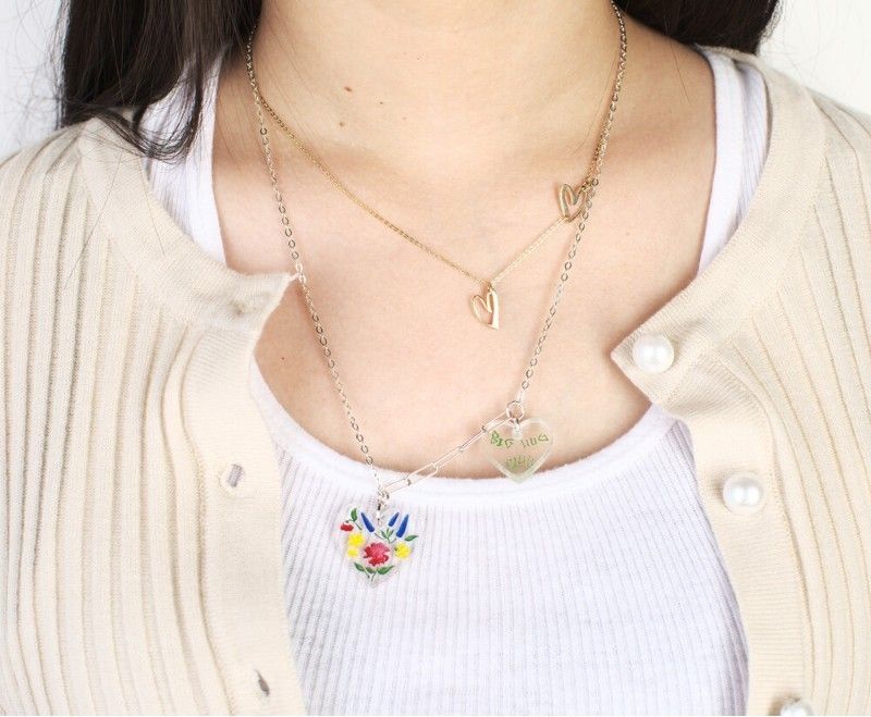 BIG HUG CLUB】WILD FLOWERS SILVER NECKLACE ☆ BTS SUGA着用 (BIG BIG HUG CLUB】WILD FLOWERS SILVER NECKLACE ☆ BTS SUGA着用 (BIG