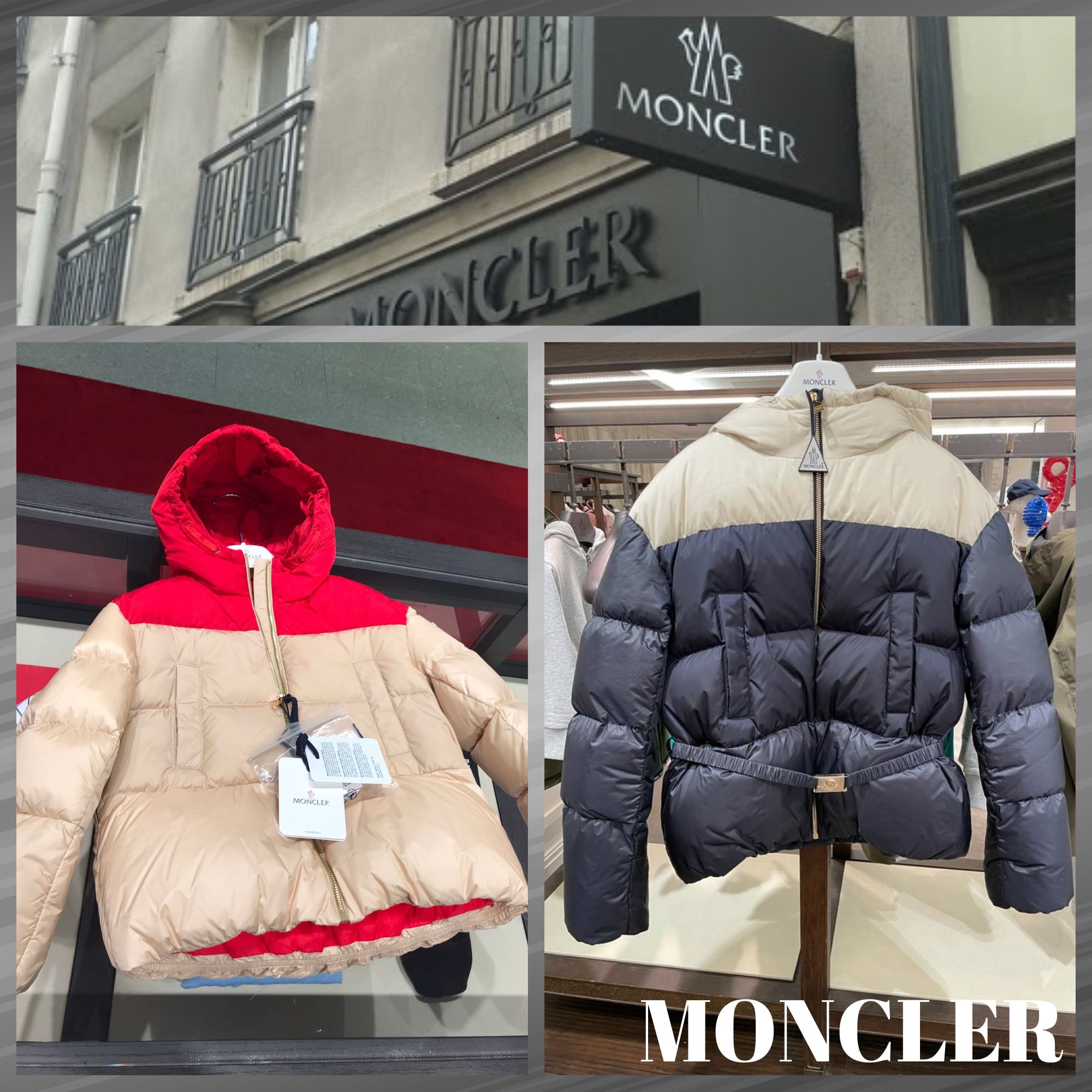 大人もOK!#MONCLER直営店買付#Acelia/ダウンジャケット 2色 ...