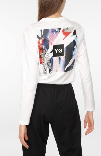 Y-3 内田すずめ バックロゴロンT (Y-3/Tシャツ・カットソー) 70349041 Y-3 内田すずめ バックロゴロンT (Y-3/Tシャツ・カットソー) 70349041