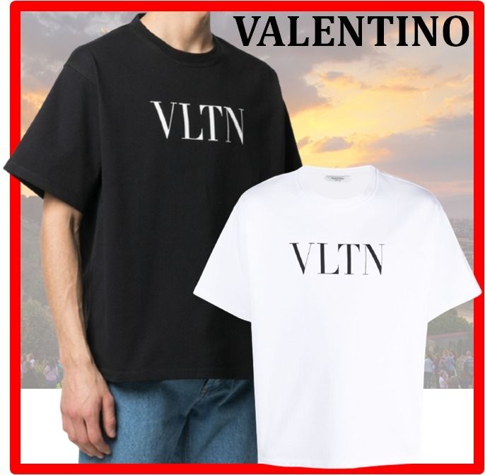 ☆人気☆【VALENTINO】☆VLTN ロゴ Tシャツ ヴァレンティ.ノ ... 国内正規新品 Valentino ビッグロゴ Tシャツ Tシャツ/カットソー(半袖/袖なし)
