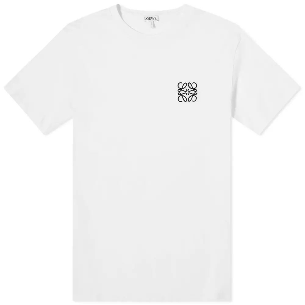 売り切れ必須!LOEWE ロエベ アナグラム 半袖 白Tシャツ (LOEWE/T 売り切れ必須!LOEWE ロエベ アナグラム 半袖 白Tシャツ (LOEWE/T