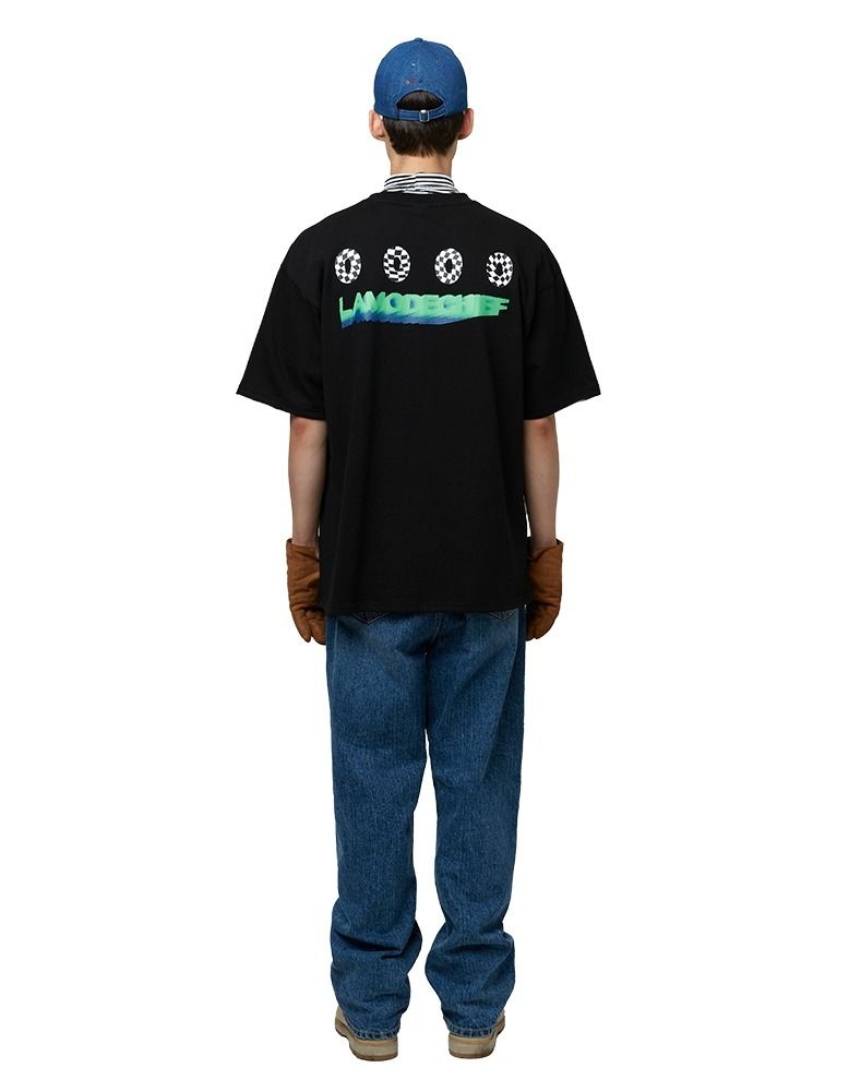 LAMODECHIEF】21SS CHECK SIGNATURE LOGO TSHIRTS (LAMODECHIEF/T ...