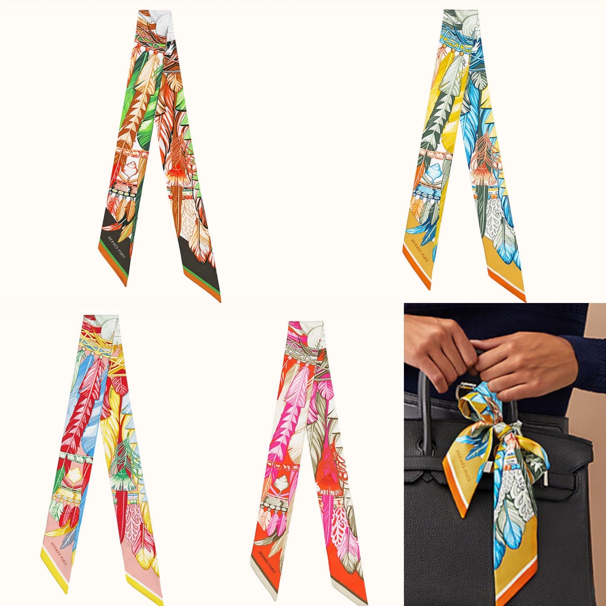 直営店*ツイリー Twilly Danse Pacifique H063572S (HERMES/スカーフ 直営店*ツイリー Twilly Danse Pacifique H063572S (HERMES/スカーフ