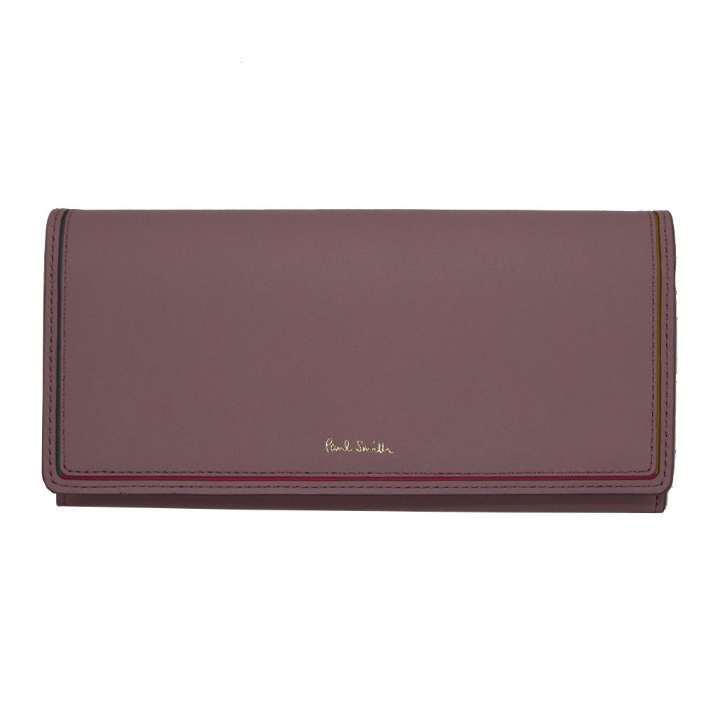 E06311 未使用品 Paul Smith インカスレザー長財布 ピンク E06311 未使用品 Paul Smith インカスレザー長財布 ピンク