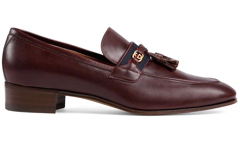 グッチ ローファー メンズ GUCCI 靴 タッセル ブラウン 革 (GUCCI グッチ ローファー メンズ GUCCI 靴 タッセル ブラウン 革 (GUCCI