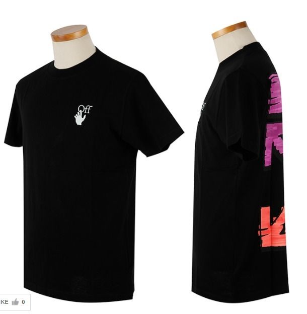 off-white Bookish ロゴ スリムフィット Tシャツ 人気 楽天市場】【中古】OFF-WHITE プリントロゴTシャツ M ブラック