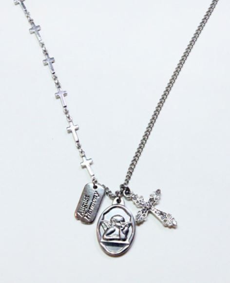 ★人氣★August Harmony★Angel necklace_2色 MUSINSA | AUGUST HARMONY Angel Necklace-Silver