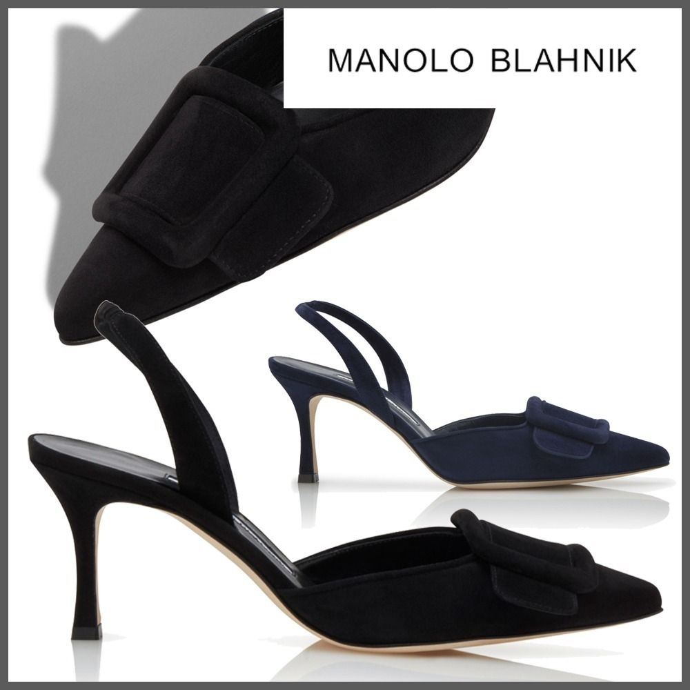 直営店買付 マノロブラニク☆MAYSLI スリングバックパンプス (Manolo ...