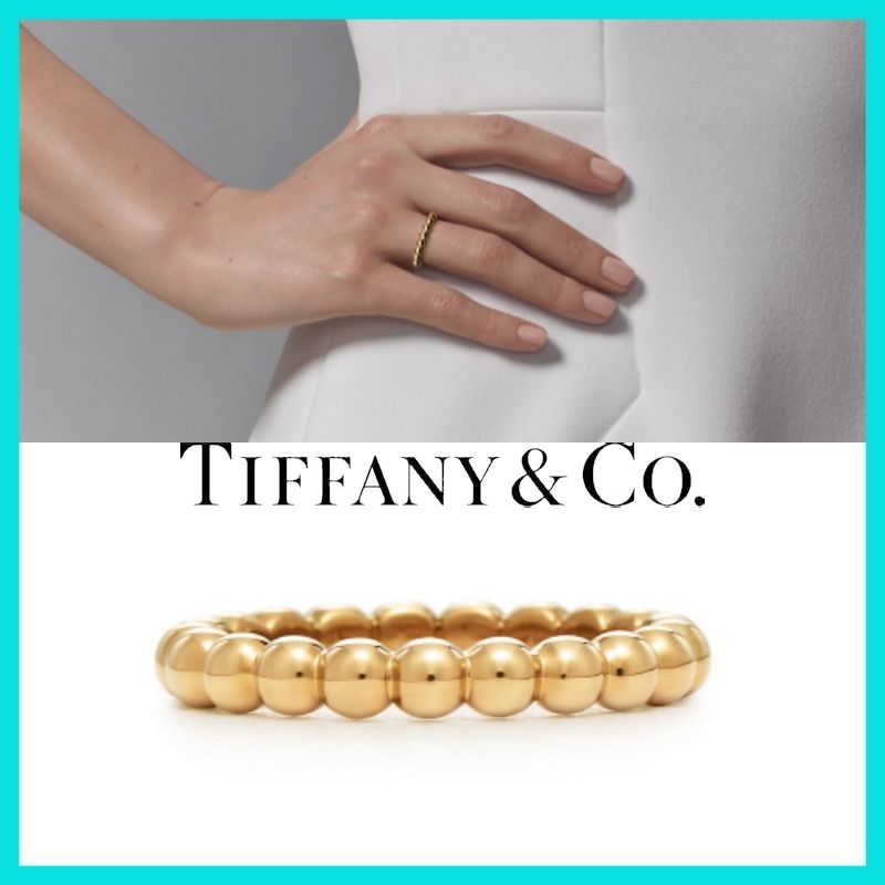 【大人気】Tiffany ハードウェア ボール リング 3mm 18K RG 【大人気】Tiffany ハードウェア ボール リング 3mm 18K RG