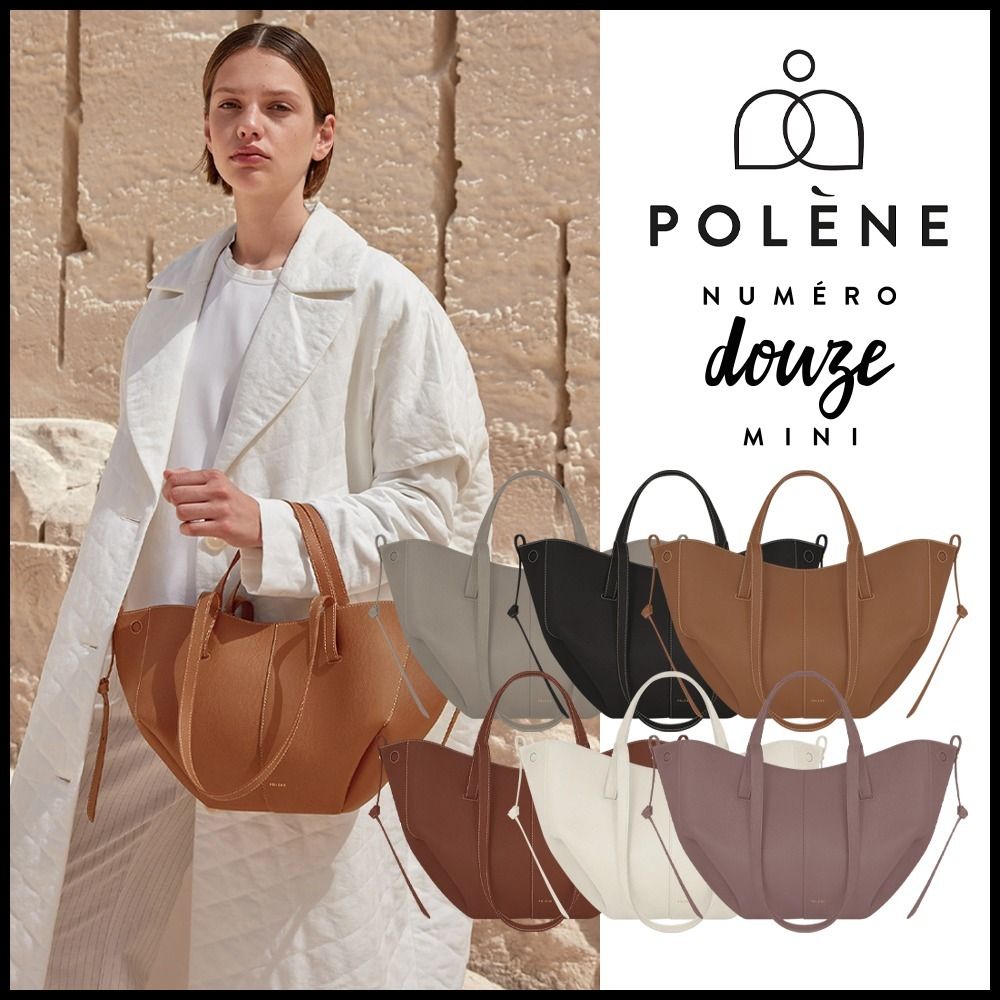POLENE】Numero Douze Mini レザー 2WAY トートバッグ (POLENE/トート 販売取扱店 ポレーヌ バッグ POLÉNE NUMÉRO mini douze ハンドバッグ