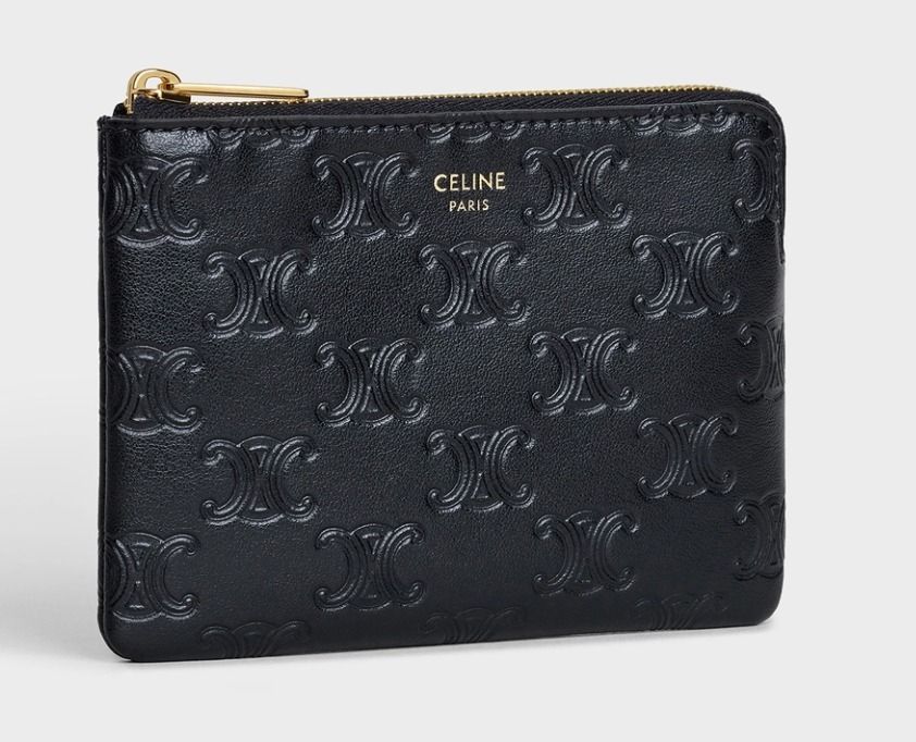 国内発送☆CELINE】コイン&カードポーチ トリオンフ エンボス (CELINE 国内発送☆CELINE】コイン&カードポーチ トリオンフ エンボス (CELINE