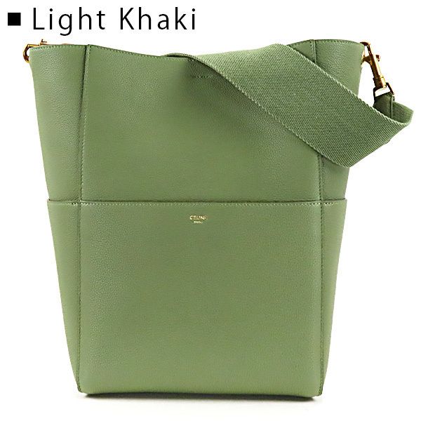CELINE サングル バケット レザー ショルダー トートバッグ (CELINE ...