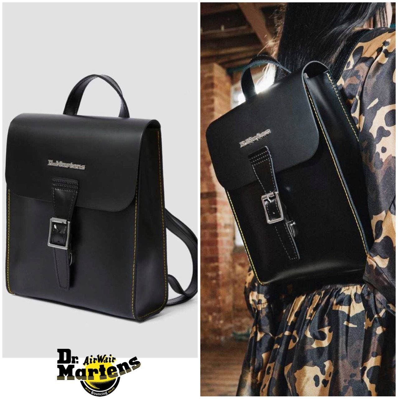 英国発【Dr Martens】レザー ミニ バックパック☆送料込 (Dr.Martens ...