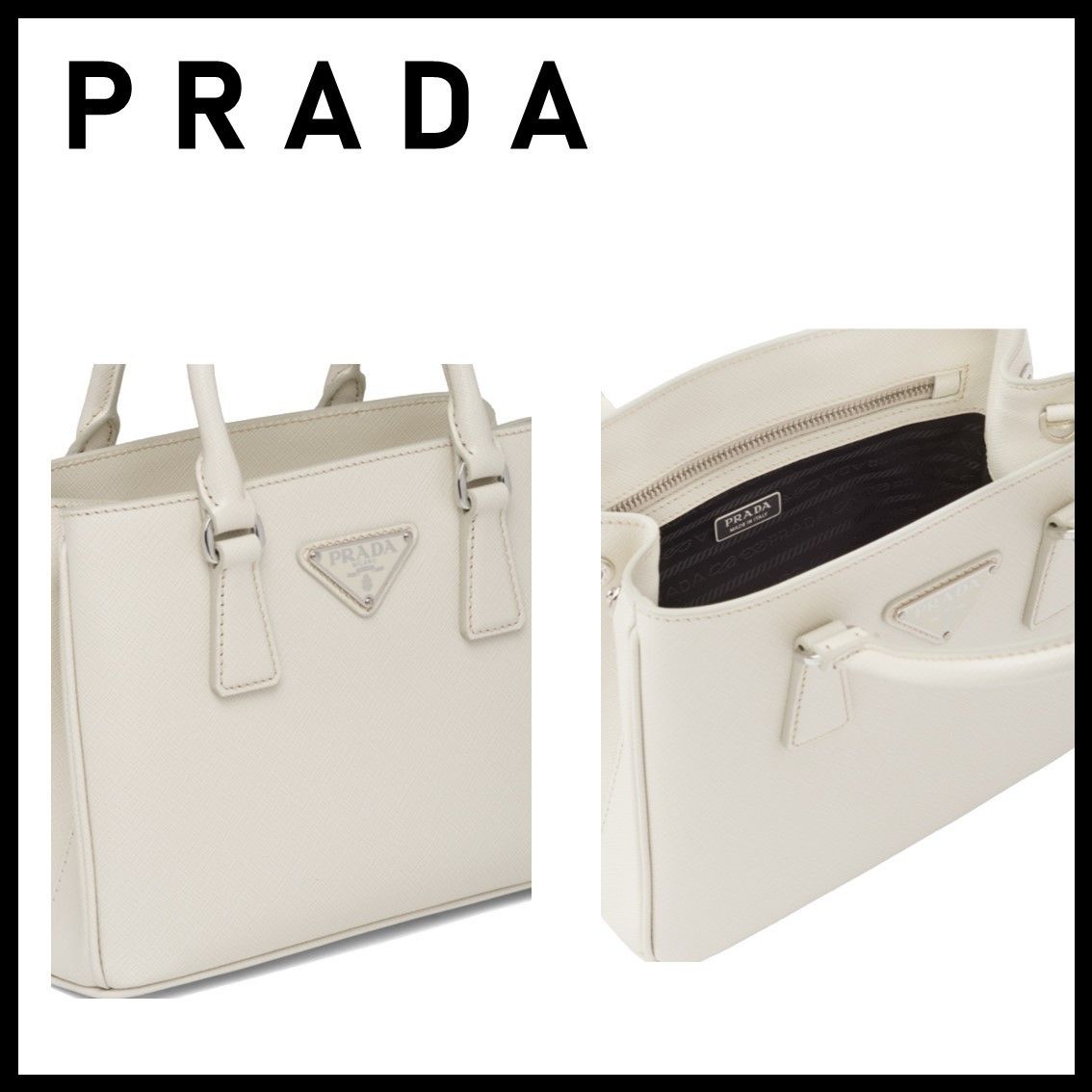 定番♪正規品☆PRADA ガレリア サフィアーノレザー ミニバッグ (PRADA ...