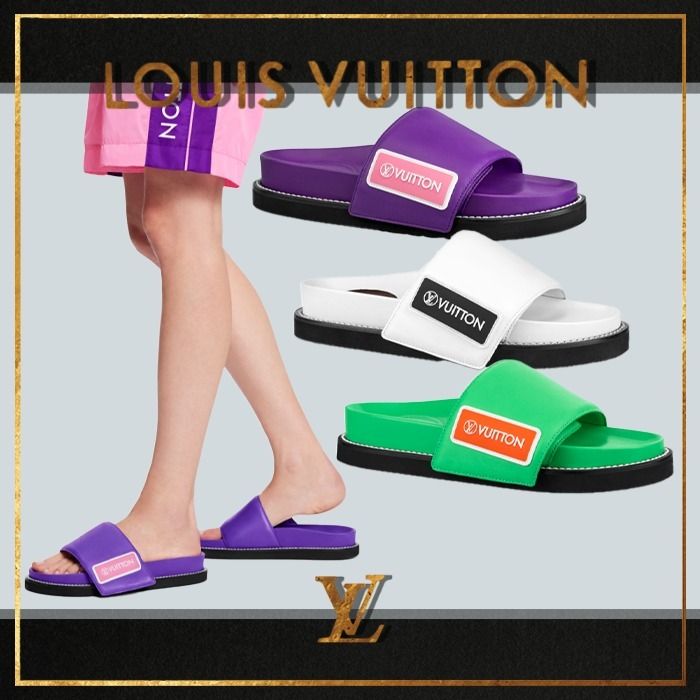大人気商品】LV LVサンセットフラットコンフォートミュール (Louis 大人気商品】LV LVサンセットフラットコンフォートミュール (Louis